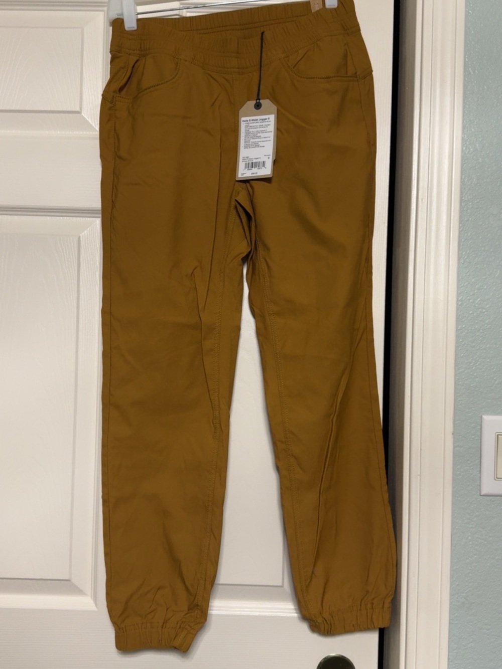 prAna Women’s Jogger Pants Size 6 Brown Stretch Travel Hiking NWT